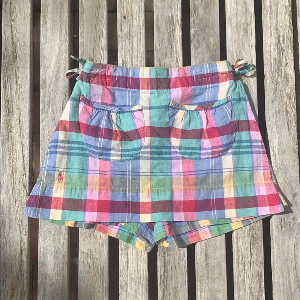 Ralph Lauren Girls Plaid Skort
